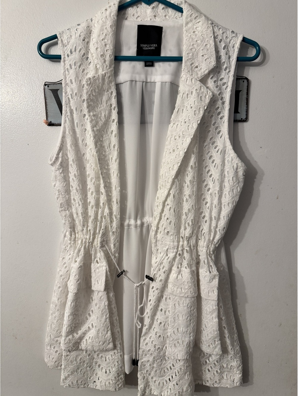 Simply Vera Wang Vest M - Picture 1 of 3